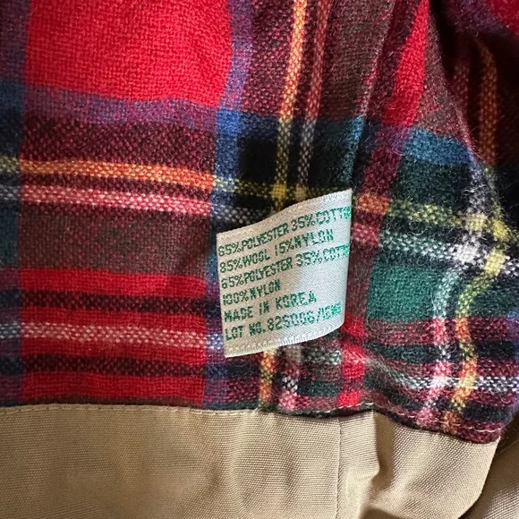 EMS Eastern Mountain Sport Wool Lined Hooded Parka Tan Men’s L Vintage - Picture 9 of 10